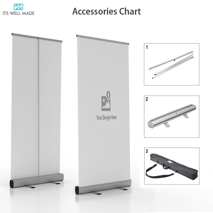 Custom Printed Roll Up Standees (Standard) – Its Well Made