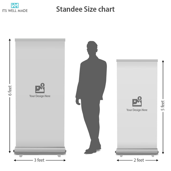 Custom Printed Roll Up Standees (Standard) – Its Well Made