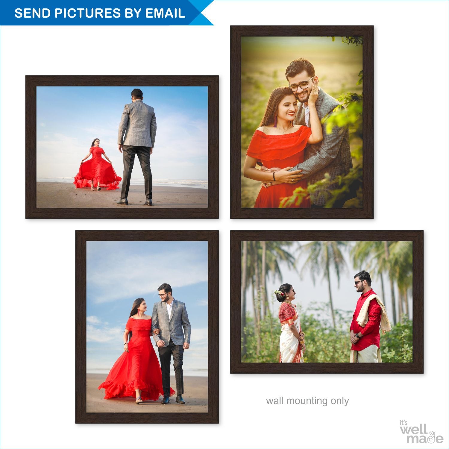 A/4 Peel & Stick Photo Frames (Set of 4) – Its Well Made