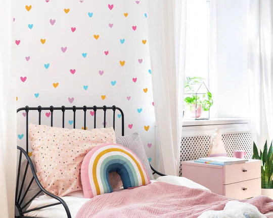 'Lovely Hearts' Wall Stickers